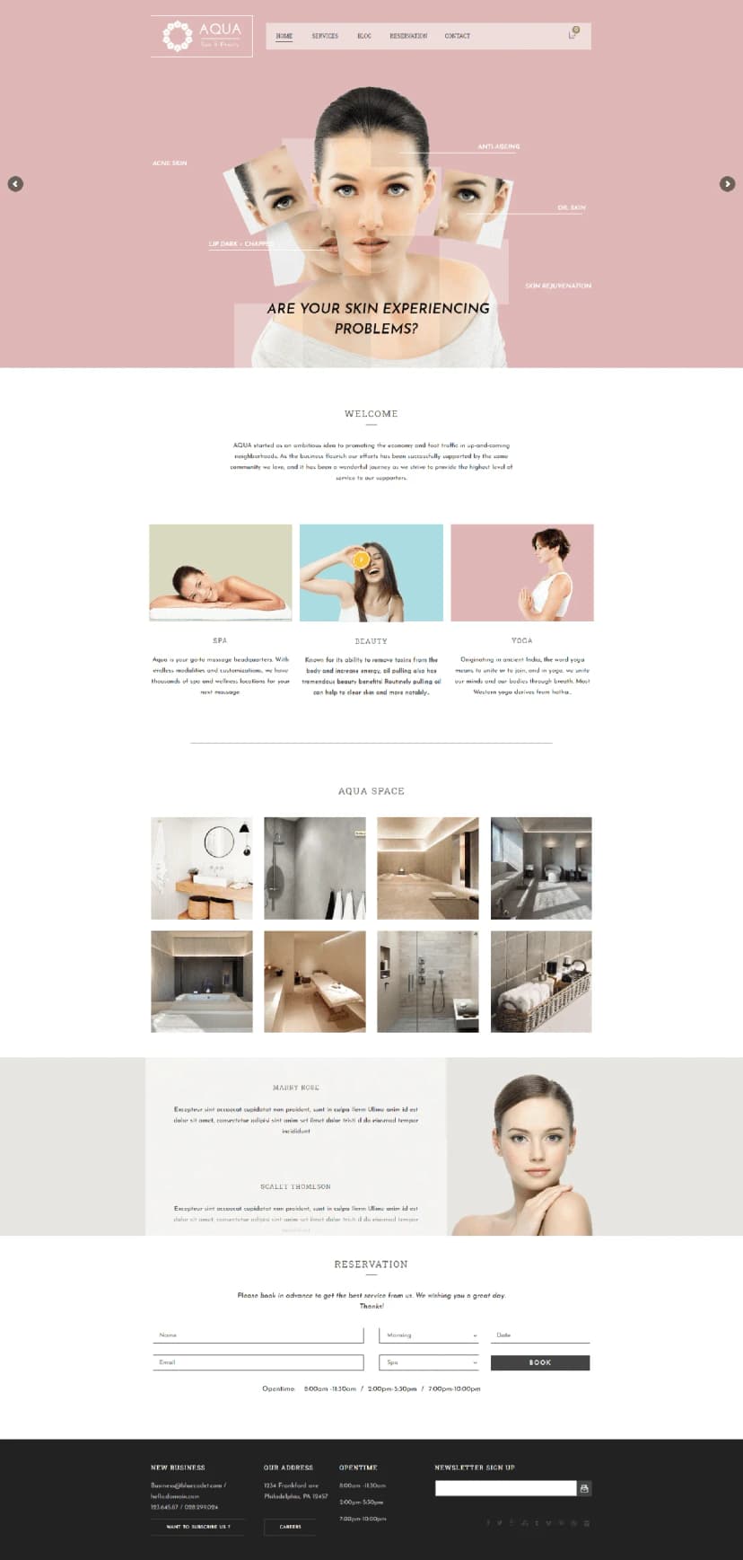Luxury Spa & Salon Website